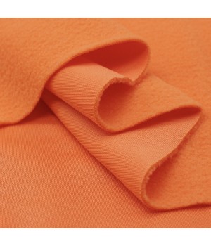 Custom pile length french terry fabric double brushed poly fabric fleece for Popular winter garment