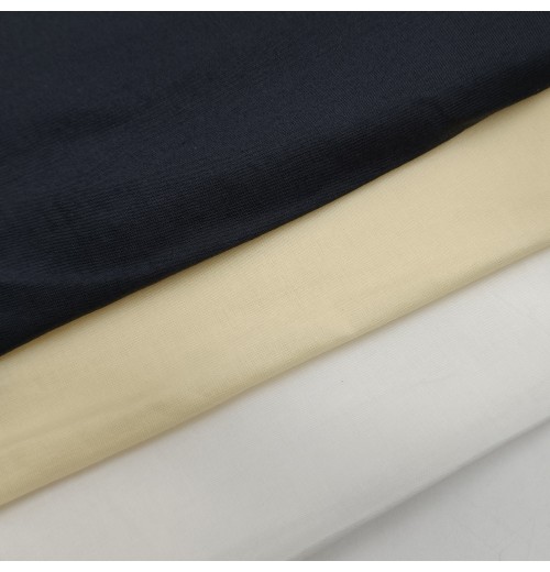 Combed Cotton Woven 100% Cotton Fabric Voile Plain 75 Gsm Cotton Fabric For robe fabric