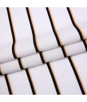 New Fashion Woven Rayon Printed Stripe 100% cotton Poplin fabric For Clothing Price