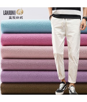 Pink 100 cotton fabric white cotton fabric 180 gsm cotton fabric for men trouser