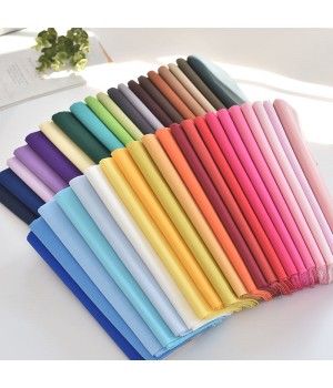 Wholesale Plain Comb Cotton Poplin Fabric Solid 100% Cotton Fabric For Shirts Dresses