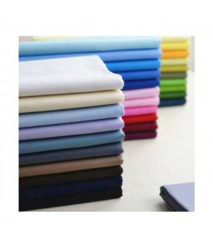 Customize Garment Import Cotton Fabric For Bed Sheet In Roll 100% Cotton Dyed Fabric