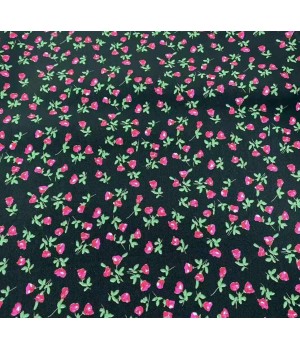 High Quality 100% Cotton Flower Printed Poplin Fabric For Garment With High Cost Performance